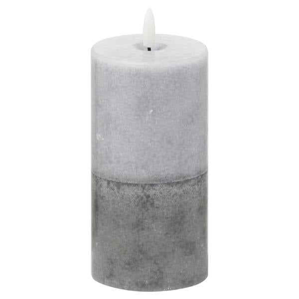 Hill Interiors Luxe Collection Dipped Natural Glow Electric Candle - Grey