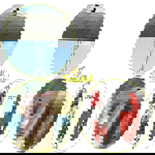 Soulet Arthur Double Wooden Swing Set with Rope Ladder