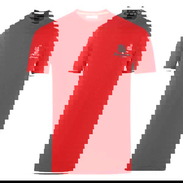 Aquascutum Mens London Aldis Logo T-Shirt - Red