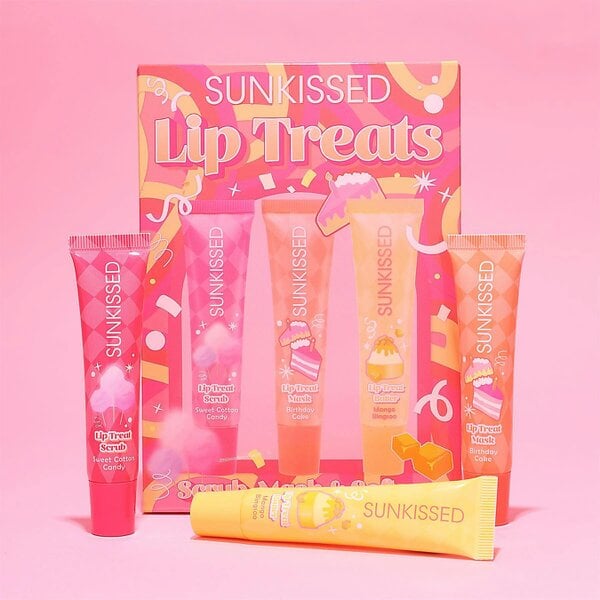 Sunkissed Scrub, Mask & Soften Lip Treats Gift Set
