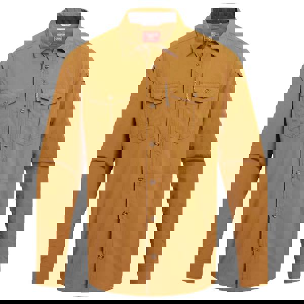 Craghoppers Mens Adventure III Nosilife Long-Sleeved Shirt - Deep Henna - 