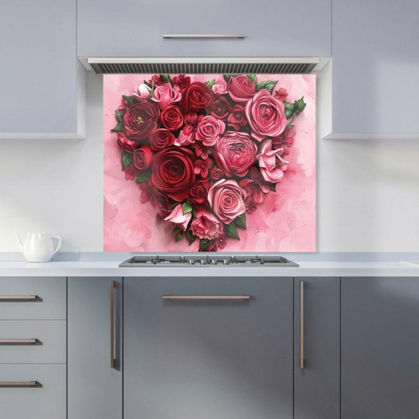 Warren Reed - Designer Heart of Roses Kitchen Splashback