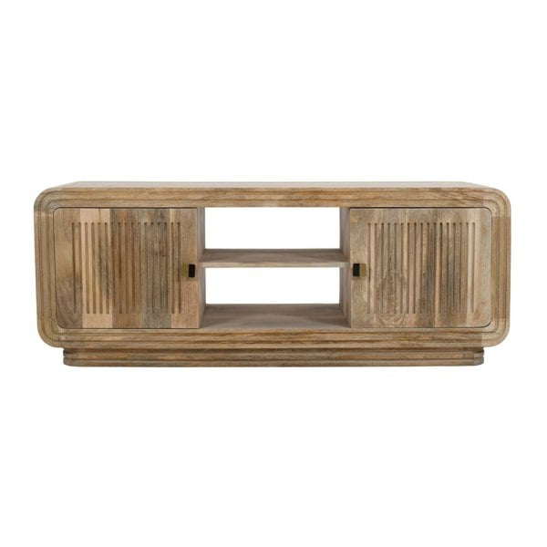IH Design Rayne Mango Wood 2 Doors TV Cabinet