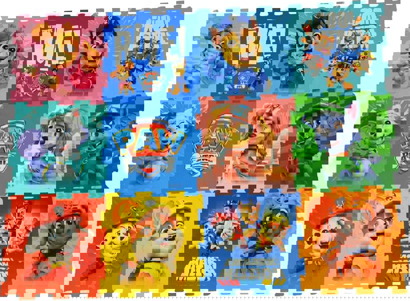 Paw Patrol 12 Piece EVA Play Mat