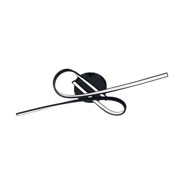 EGLO Selvina 1 LED Contemporary Flush Black Ceiling Light