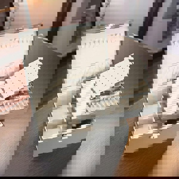 Rafaelo Mobilia 2 Tier Jewellery Box With Lock And Key Grey