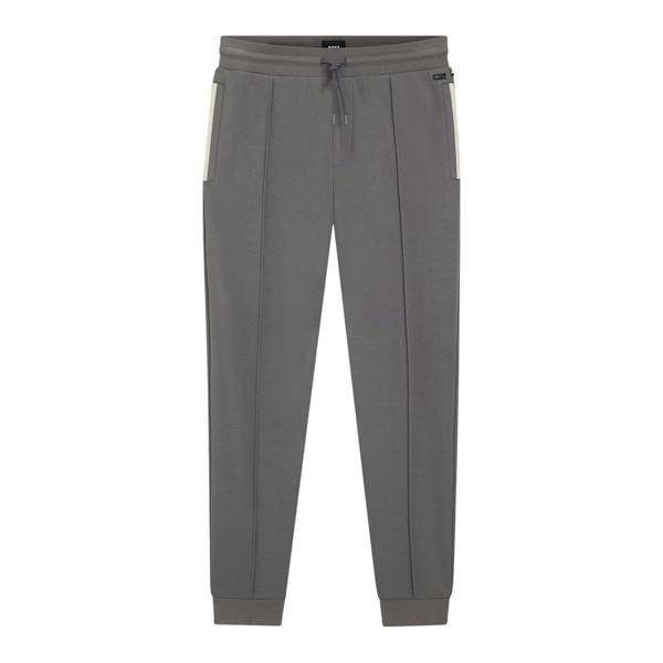 Boss Mens Sense Patterned Slim Joggers - Dark Grey - 