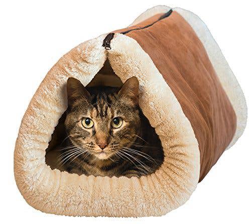 EFG Cat Cave 2-in-1 Tube Cat Mat and Bed