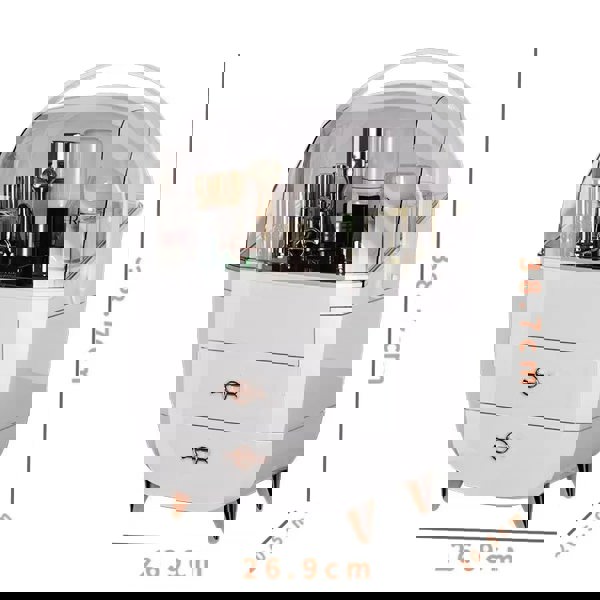 Makeup Storage Organiser Box | Large Capacity Dustproof Makeup Storage With Drawer