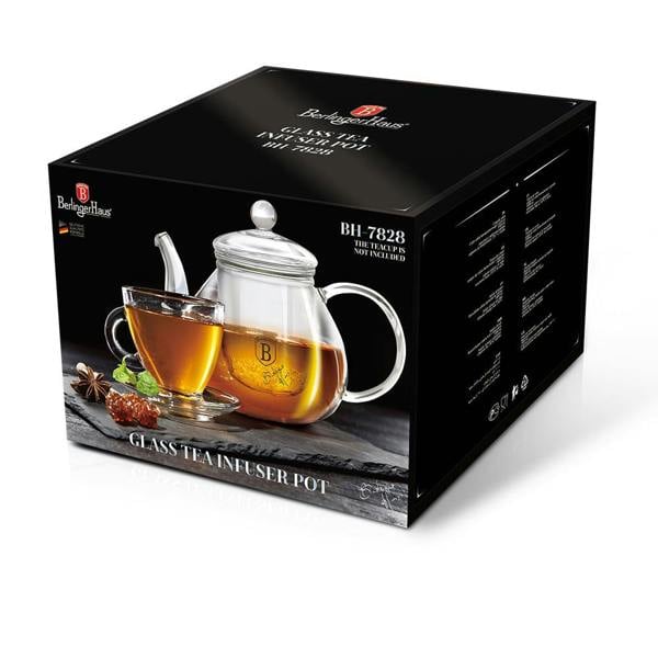 Glass Teapot with Glass Filter 1L BH7828A