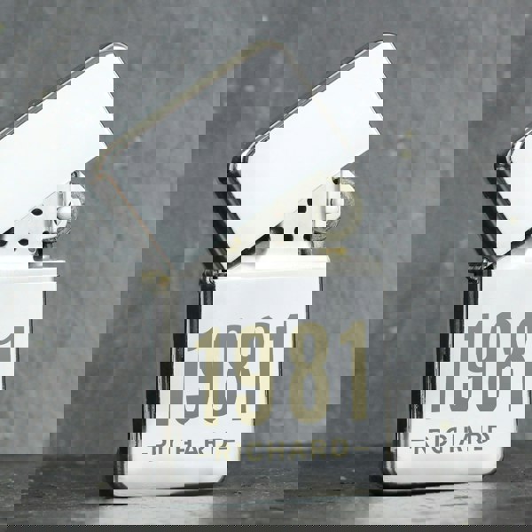 Personalised Memento Company Personalised Date & Name Lighter