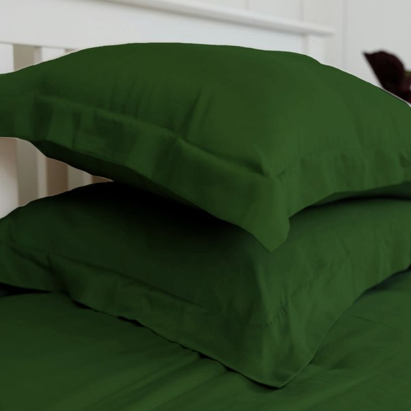 Ethical Bedding Eucalyptus Silk Fitted Sheet - Forest Green