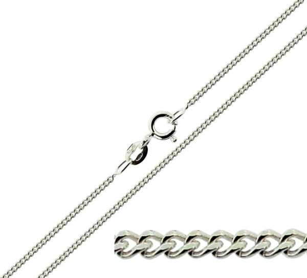 Christopher James of London 9ct White Gold Large St Christopher Ingot With Optional Engraving and Chain