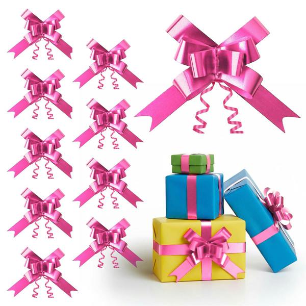 50mm Hot Pink Pull Bows, Pack Sizes 10 to 60, for Gift Wrap, Hampers and Displays image 9