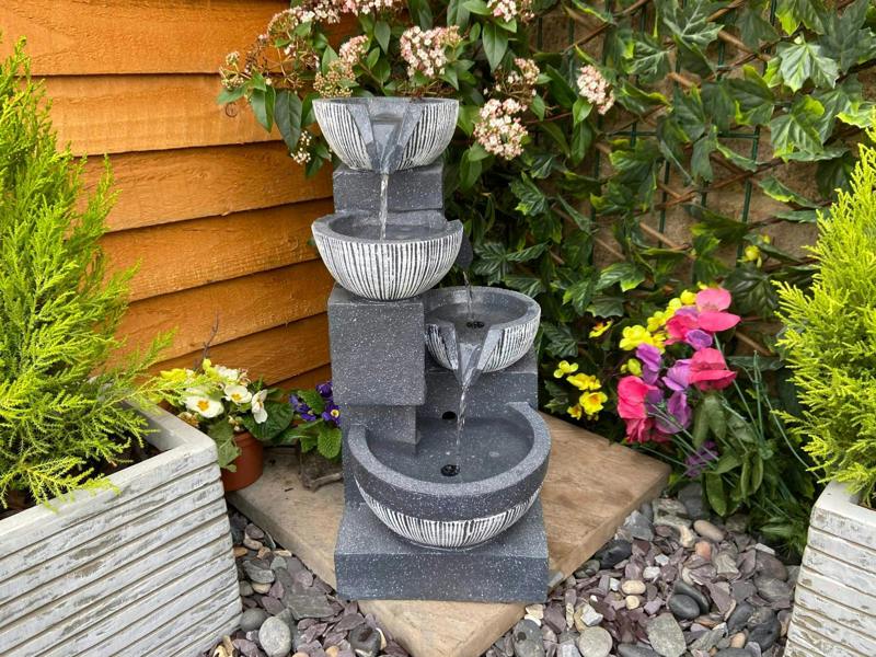 Tranquillity Water Features Eclipse 4 Bowl Contemporary Water Feature