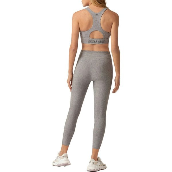 Lorna Jane Uplift Ankle Biter Leggings in Concrete Grey Marl