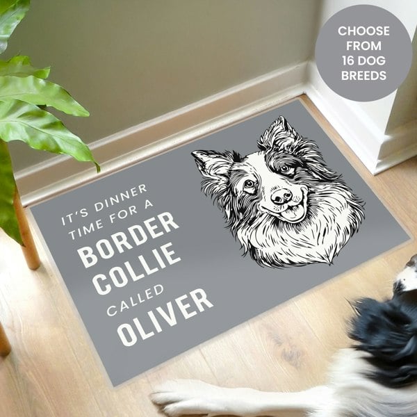 Personalised Memento Company Personalised Dog Breed Food Mat