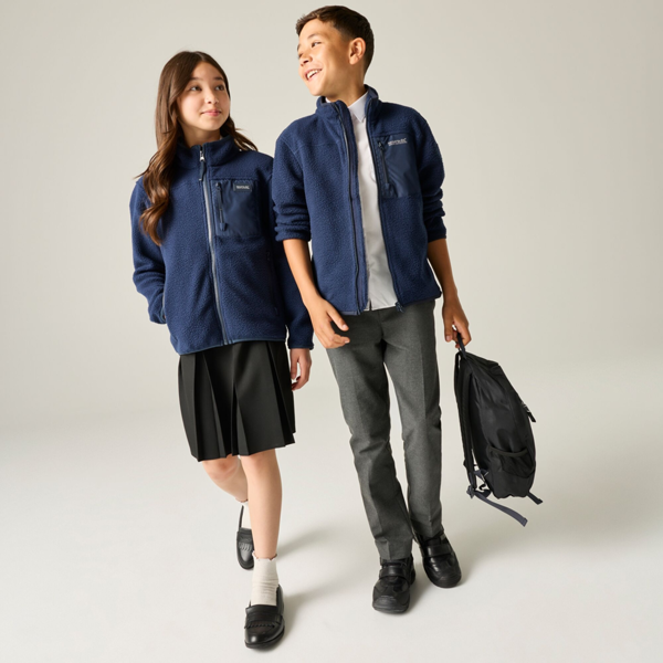 Regatta Kids Frankie Full Zip Fleece Jacket - Navy