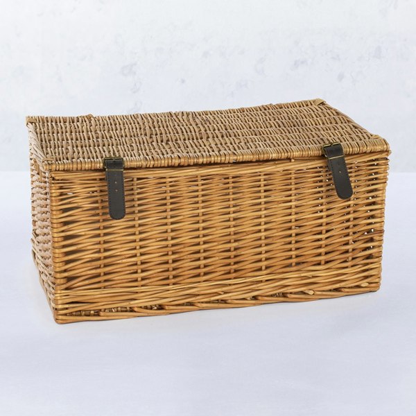 Virginia Hayward Twelve Wines in a Wicker Hamper