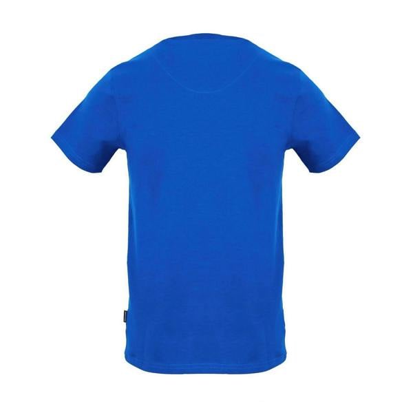 Aquascutum Mens Logo Crew Neck Regular T-Shirt - Royal Blue - 