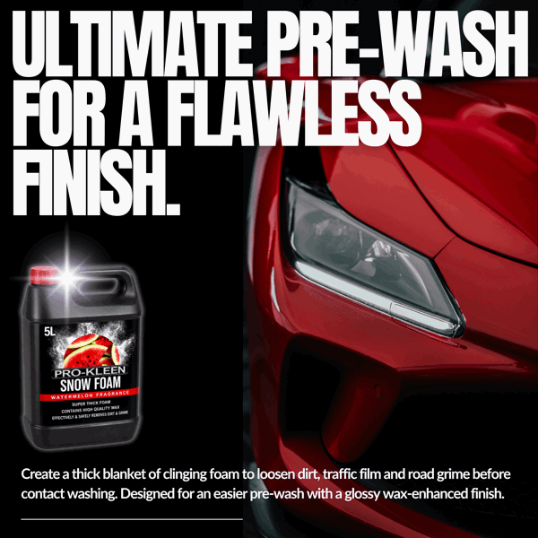 ProKleen 5 Litres Pro-Kleen Professional Pre-Wash Watermelon Snow Foam with Wax
