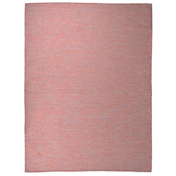Berkfield Outdoor Flatweave Rug 120x170 cm Red