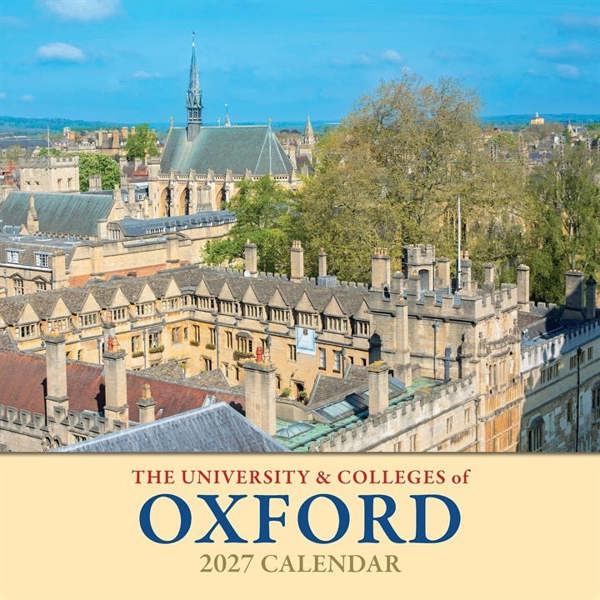 Oxford Colleges Deluxe Calendar 2027, Wall Calendars, Month To View, Travel, Gift