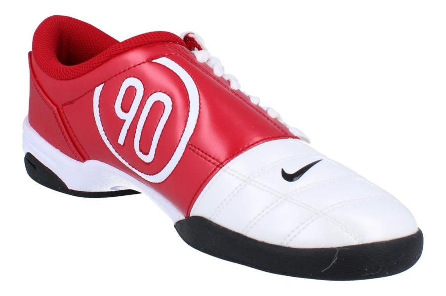 Nike Total 90 Mens Trainers Hq2851 Shoes  100 - White Black Gym Red 100 - Photo 3