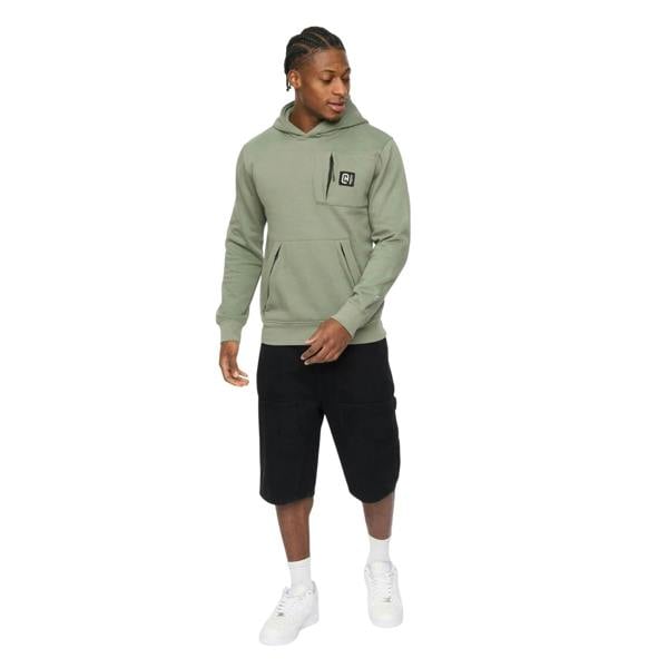 Crosshatch Mens Portville Hoodie - Olive - 