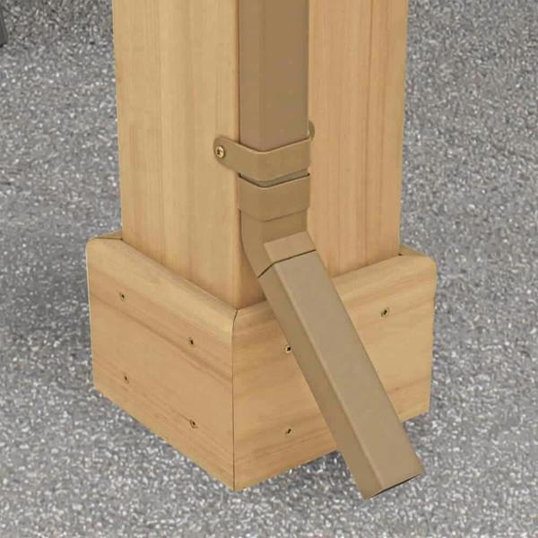 Rain Gutter Kit 12ft x 14ft Meridian Gazebo 4.3m x 3.7m Wooden Gazebo 4