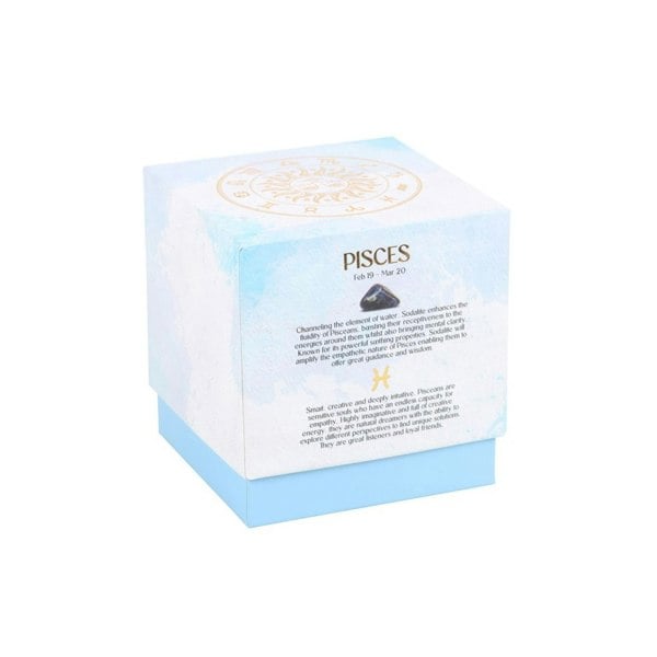 Serano Pisces Gardenia Gemstone Zodiac Candle
