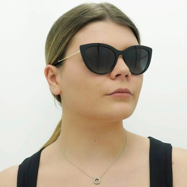 Dolce & Gabbana Sunglasses DG4408 501/8G Black Grey Gradient