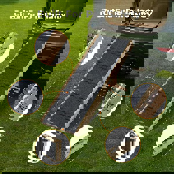 Skylos Adjustable Dog Pet Ramp Foldable Stairs Non-Slip Ramp for Car Bed Sofa