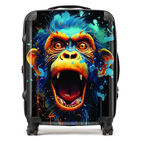 Warren Reed Crazy Monkey face Splashart Suitcase