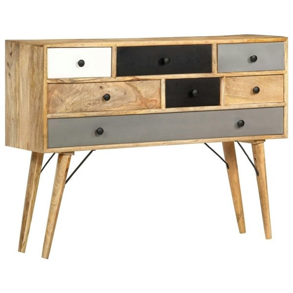 Berkfield Sideboard 110x30x82 cm Solid Mango Wood