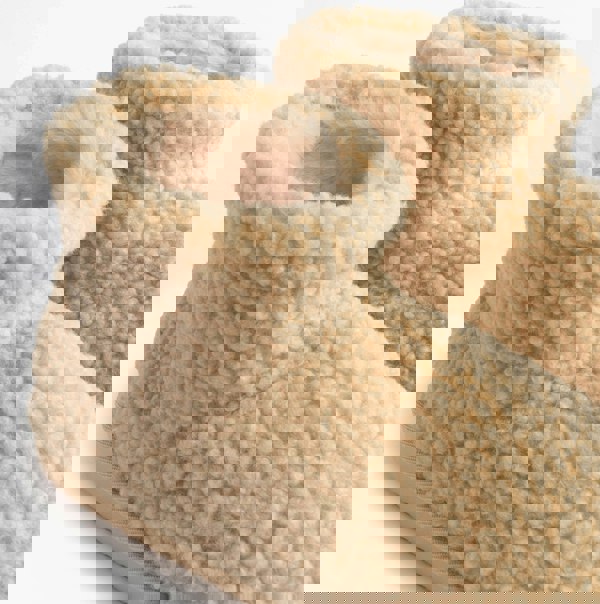 Jo & Joe TEDDY Womens Bootie Slippers Beige