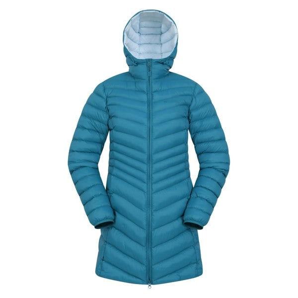 Mountain Warehouse Womens/Ladies Florence Long Padded Jacket - Teal