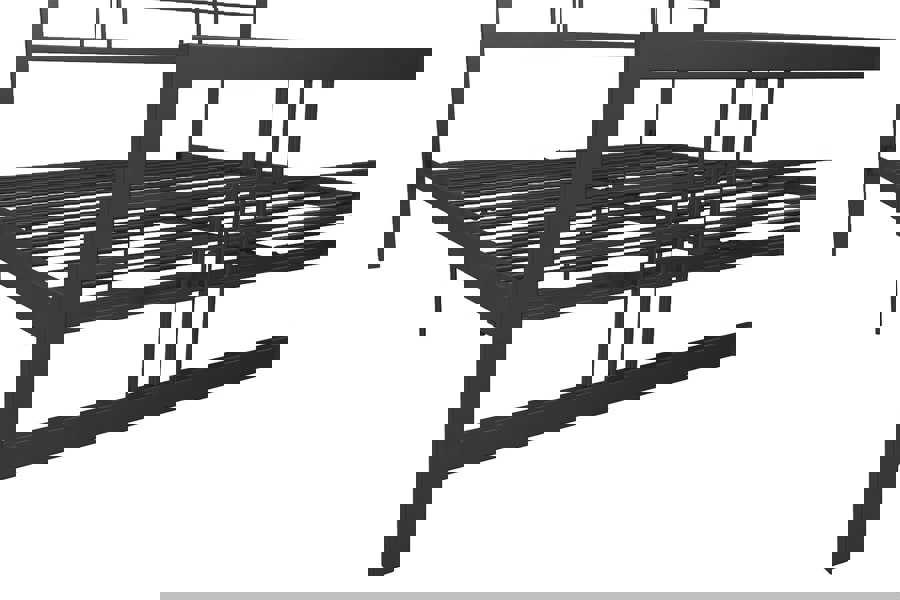 Dorel Home Burbank Metal Bed Black - Double