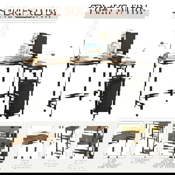 L-shape Computer Desk