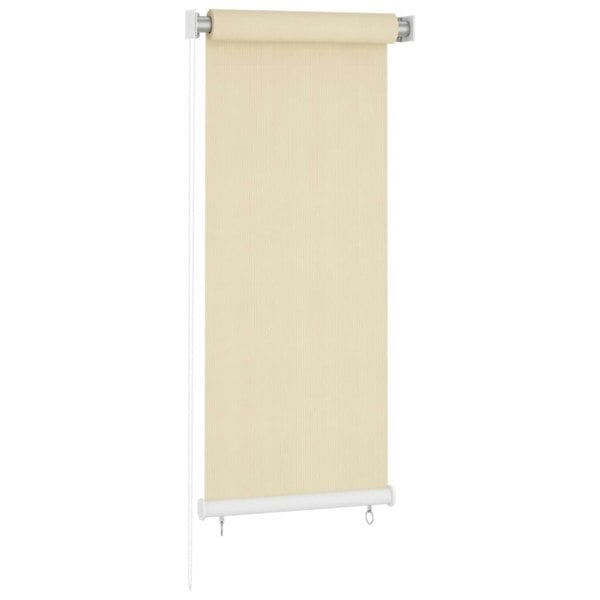 Berkfield Outdoor Roller Blind Cream 60x140 cm HDPE
