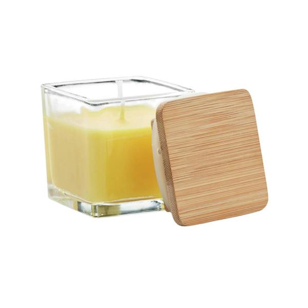 MidOcean Pila Lemon Square Scented Candle - Yellow - 
