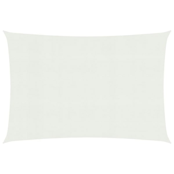 Berkfield Sunshade Sail 160 g/m�__ White 6x8 m HDPE
