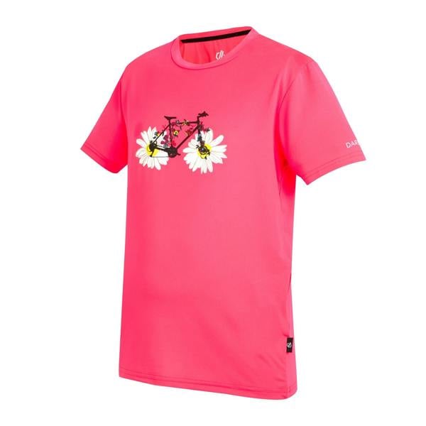Dare 2B Childrens/Kids Amuse II Monkey T-Shirt - Peach Bloom - 