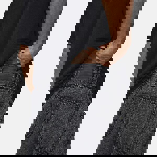 Good For Nothing  Grey Baggy Vintage Wash Denim Jeans - Grey Image 4