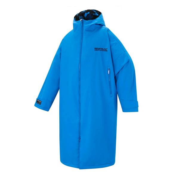 Regatta Unisex Adult Camo Waterproof Changing Robe - Sonic Blue - 