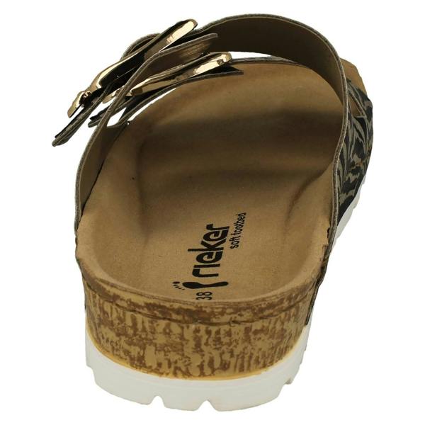 Rieker Ladies Rieker Mule Sandals With Adjustable Straps 69850