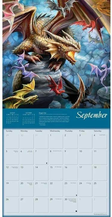 Anne Stokes Dragons Calendar 2027