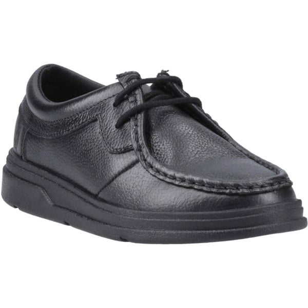 Hush Puppies Ronan Mocc Leather Boys's Black Moccasins Shoes