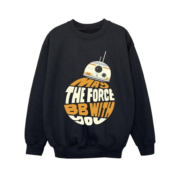 Star Wars Boys May The Force BB8 Sweatshirt - Black