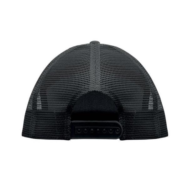 MidOcean Bead Flat Peak Trucker Cap - Black - 